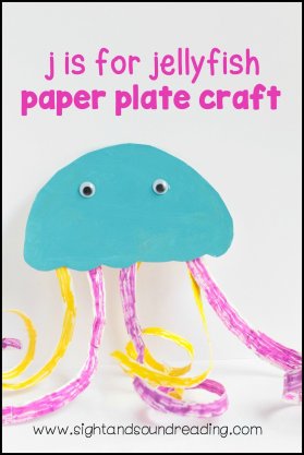 Letter J Craft: Jellyfish