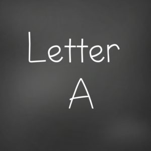 Letter A Lessons