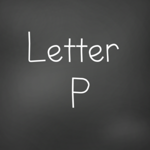 Letter P Lessons