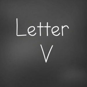 Letter V Lessons