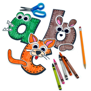 Lower Case Alphabet Animals